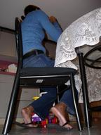collage feet soles table shrunken_man chair flip_flops floor kimberly
