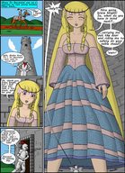 drawing gentle giantess blonde comic princess knight hero fairy_tail gentle_teasing