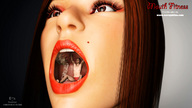 long_hair saliva shrunken_man open_mouth inside_mouth on_tongue emi digital_render voraphilm makrokarp mouth_fitness