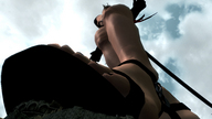 giantess wings city mega cleavage high_heels unknown_artist point_of_view digital_render