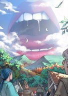 drawing giantess vore color tongue mouth teeth village unaware kevinfred vorefan lwj