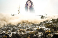 giantess collage destruction buildings helicopter san_francisco fog intershrinker anna_kendrick annazilla annazilla-in-the-fog