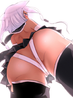 drawing upskirt color butt low_angle back point_of_view perspective まさご masago masagomi_ao