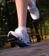 exercise shrunken_men running sneakers under_foot imminent_crush digital_render jamesmason0