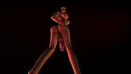 butt futanari penis low_angle point_of_view no_background elizabeth bioshock digital_render
