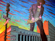 drawing giantess color buildings