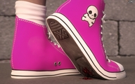 crush blood domination foot_crush shrunken_man cruel sneakers shoe_crush aftermath under_foot stuck_to_foot digital_render jamesmason0