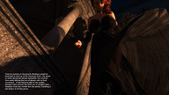nude large_breasts butt cleavage story red_hair shrunken_woman choker imminent_crush looking_at_tiny redfiredog digital_render gown