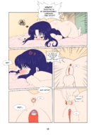 breasts drawing insertion pussy blushing comic color futanari penis barefoot red_eyes blue_hair angry story rei_ayanami anal_insertion neon_genesis_evangelion shrunken_woman between_fingers orange_hair asuka_langley_soryu technimind