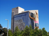 giantess collage blonde destruction buildings wonderslug fist sky vandalism
