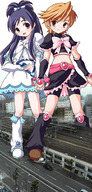 giantess pretty_cure giantesses cure_black cure_white misumi_nagisa shop yukishiro_honoka futariwa_precure