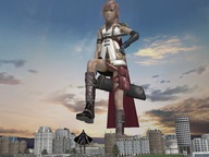 giantess city mega multiple_sizes boots unknown_artist hand giantesses sky raised_foot bayonetta imminent_crush digital_render