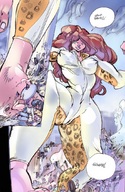 drawing giantess city comic mamabliss black_hair color destruction barefoot brunette giganta