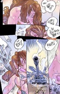 drawing giantess mega comic mamabliss color destruction barefoot brunette military tank giganta foot_crush jets