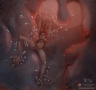 drawing digestion stomach shrunken_woman stomach_acid internal_view emi