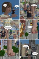 growth giantess city comic handheld multiple_giantesses barefoot blue_hair brunette multiple_sizes giantesses red_nails digital_render life_is_strange tpl8