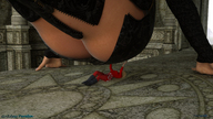 breasts cleavage domination shrunken_woman underneath floor digital_render fater goddess_perelia goddess-awakening