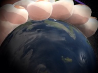 giantess feet earth space planet toes digital_render cosmic_giantess
