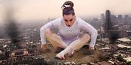giantess collage feet city destruction toes barefoot sitting dirt