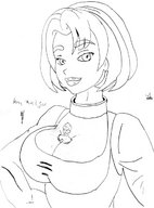 breasts drawing giantess monochrome goth gwen duncan total_drama_island between_breasts