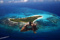 giantess collage mega swimsuit ocean island wonderslug sunglasses boats alexis_ren