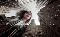 giantess collage city brunette looking_down point_of_view looking_at_viewer docop
