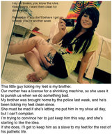 collage black_hair barefoot story shrunken_man foot_slave si11ouette incest