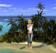 giantess blonde water jeans island digital_render
