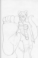 drawing giantess walking unaware point_of_view