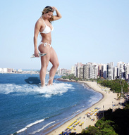 collage mega swimsuit beach cleavage ocean buildings wonderslug legs sky wading gemma_atkinson fortaleza