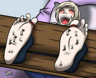 drawing giantess blushing blonde multiple laughing trapped cleaning tickling