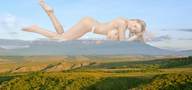 breasts giantess collage mega large_breasts cleavage jordan_carver captain_rand