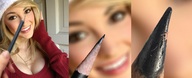 collage micro blonde cleavage scared shrunken_woman pencil sweater necklace pencil_lead bikii