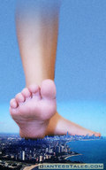 giantess collage city mega destruction toes barefoot shadow raised_foot giantesstales