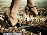 collage feet city mega bridge high_heels buildings skyscraper river giantesstales