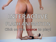nude butt butt_crush brunette animation shrunken_man flash digital_render lfcfan interactive