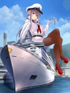 drawing giantess color anime sailor boats