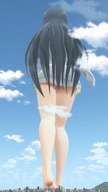giantess mega barefoot senran_kagura ikaruga digital_render