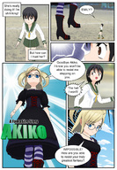 blonde comic color boots chibichan shrunken_woman point_of_view emily digital_render akiko