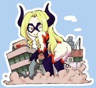 drawing color destruction rampage super_deformed my_hero_academia mt._lady