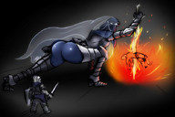 drawing giantess color butt armor sword dark_souls veil impaling dancer_of_the_boreal_valley dark_souls_3 jpskyline