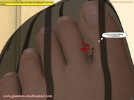 feet shrunken_man between_toes ilayhu digital_render giantess-erodreams2