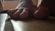 collage micro toes barefoot sitting unaware shrunken_man between_toes pedicure floor grout