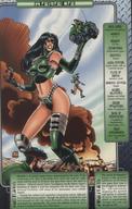 drawing giantess black_hair color long_hair clothed handheld desert navel belly falling smoke costume commandos masada team_youngblood ak-47 burning_car
