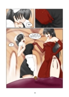 insertion comic domination anal_insertion shrunken_man maid_uniform panels royal_dildo