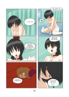 insertion comic domination anal_insertion shrunken_man maid_uniform panels royal_dildo