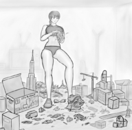 crush monochrome ponytail point_of_view running_shoes