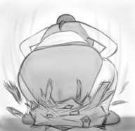 crush monochrome ponytail point_of_view running_shoes