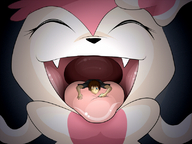 pokemon vore furry tongue mouth fangs shrunken_man soft_vore sylveon