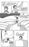 drawing gentle monochrome handheld story shrunken_man maid_uniform inside_pocket